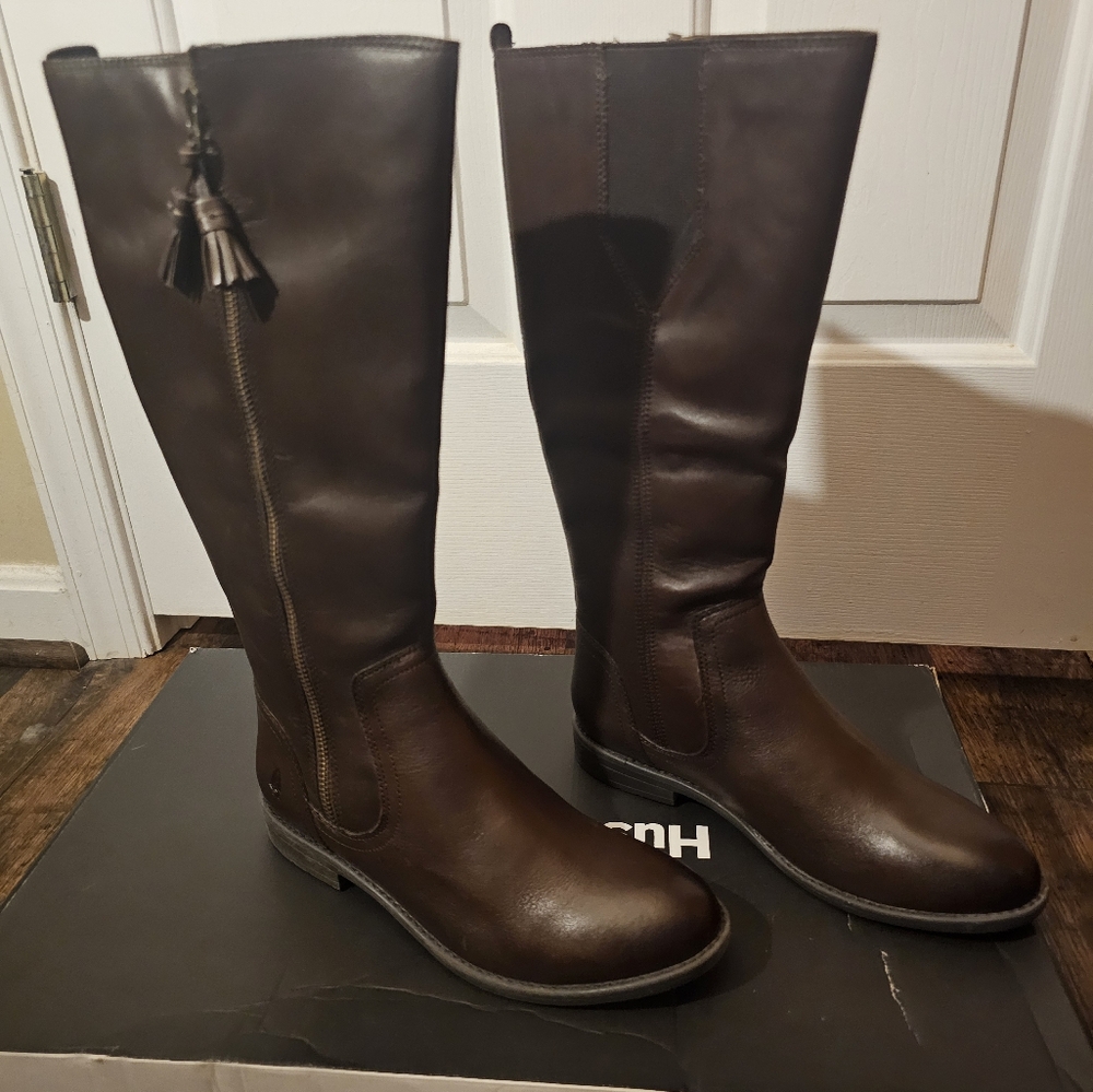 Hush Puppies Tall Brown Boots